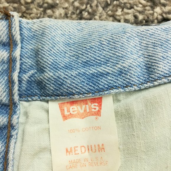 Vintage Levi's SilverTab Jacket Denim Aztec Southwestern Tribal Mens Medium - Picture 9 of 16